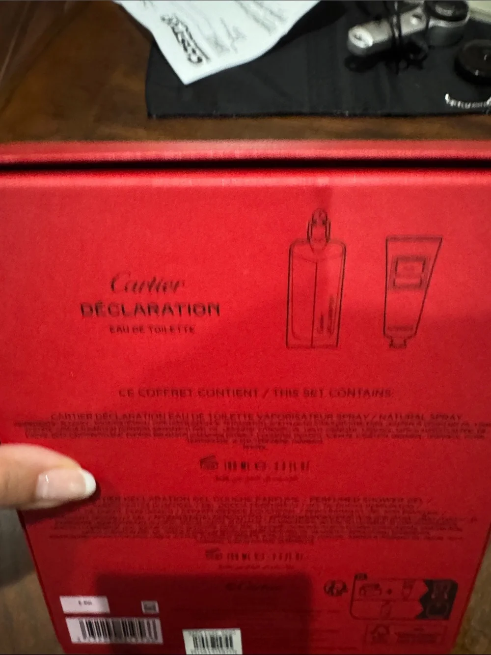 Cartier Declaration empty gift box